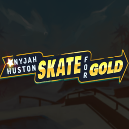 Nyjah Huston Skate für Gold